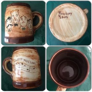 Pennsbury Pottery Barber Shop Quartet Mug vintage